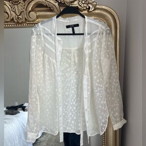 Bcbg Paris sheer blouse‎